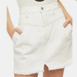 Free People Jean skirt
